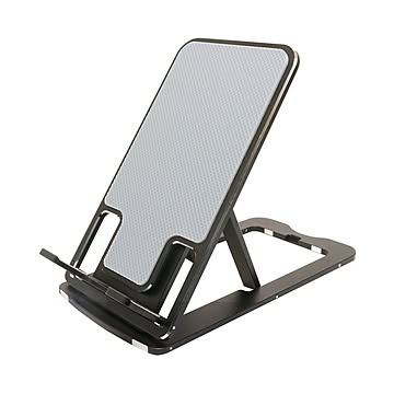 折りたたみスマホタブレットスタンド 極薄 ブラック SST-16/BK