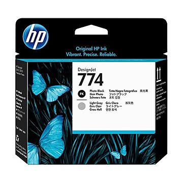 HP 774 プリントヘッドフォトブラック/ライトグレー P2W00A 1個