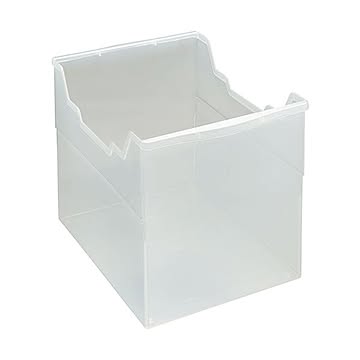 (まとめ) ライオン事務器 フリーボックス PP製A4ヨコ 背幅265mm 透明 FB-235P 1個 【×10セット】