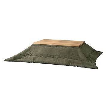 こたつ布団 こたつ掛布団 幅190×奥行230cm 長方形 カーキ コタツ本体別売 リビング ダイニング インテリア雑貨