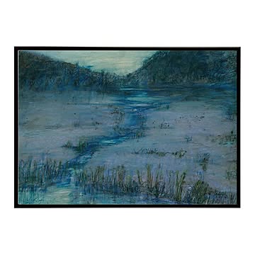 世界の古い絵画 レトロポスター デジタルリマスターMarshlands at Sundow【bn-poster-3811】