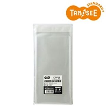 （まとめ）TANOSEE CPP袋 長3用フタ・テープ付 120×235+40mm 100枚入×10パック