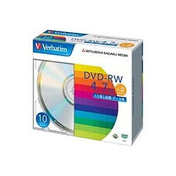 （まとめ）三菱化学メディア DVD-RW (4.7GB) DHW47N10V1 10枚×3セット