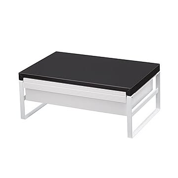 (まとめ）リヒトラブ 机上台 引出し付 幅390mm【×3セット】