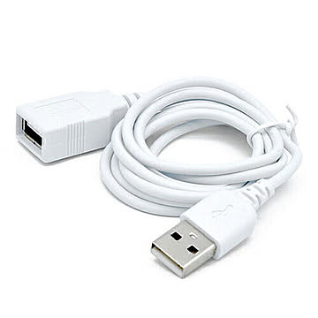 日本トラストテクノロジー 充電・通信USB延長ケーブル 1m (ホワイト) JSC-014WH 管理No. 4520008248779