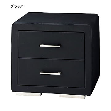 ベッドサイドテーブル 完成品 BA-33-V 幅490x奥行415x高さ425mm 桜屋工業