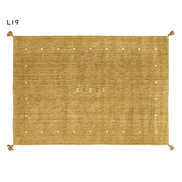 ギャッベ ラグ LORRI BUFF インド製 長方形 140x200cm 萩原
