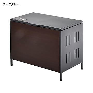 屋外ゴミ収納庫 組立式 Lucre Mサイズ ONGS0396 幅820x奥行475x高さ615mm B.Bファニシング