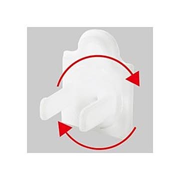 （まとめ） TANOSEE コンセントマルチキャップ 2P・3P両用 1パック（5個） 【×15セット】