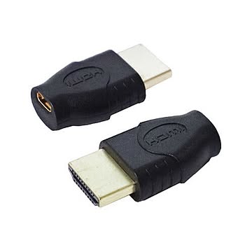 変換名人 変換プラグ HDMI(オス)→microHDMI(メス) HDMIA-MCBG
