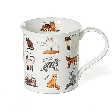 ダヌーン マグ BUTE お気に入りの猫はど～れ？ ANIMAL BREEDS CATS Dunoon Mug