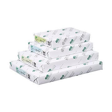 (まとめ) TANOSEE αエコカラーペーパーIIフレッシュピンク B5 1セット(2500枚:500枚×5冊) 【×5セット】