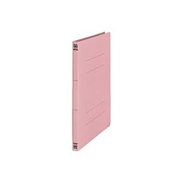 （まとめ買い）プラス 間伐材フラットファイルNo.021K A4S 桃10冊 【×5セット】
