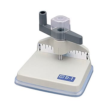 （まとめ） オープン工業 ドリル式1穴パンチ 166枚穿孔 ライトグレー D-1 1台 ×2セット