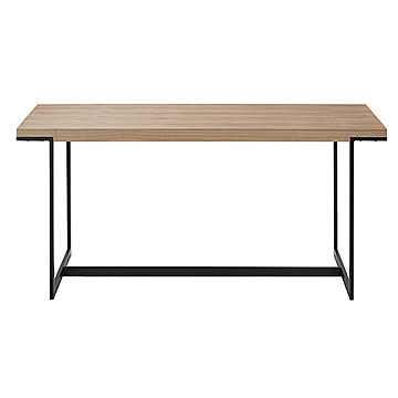 ダイニングテーブル 組立式 DT-18-N150 幅1500x奥行750x高さ700mm 桜屋工業