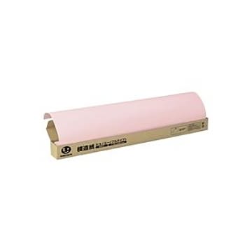 （まとめ）ジョインテックス 模造紙プルタイプ20枚方眼うすももP154J-P【×5セット】