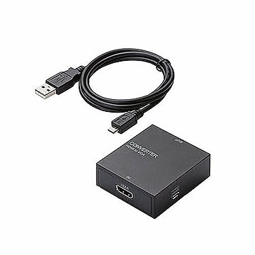 【5個セット】エレコム ダウンスキャンコンバーター/HDMI‐VGA/3.5φ/HDMI1.4 AD-HDCV01X5 管理No. 4589453000929
