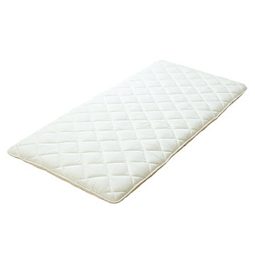 ふとんファクトリー 腰サポートバランス三層敷き布団 DLアイボリー 【プラザセレクト】