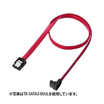 （まとめ）サンワサプライ 上L型シリアルATA3ケーブル TK-SATA3-03UL【×3セット】
