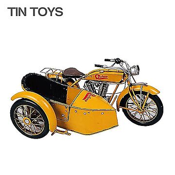 ブリキのおもちゃ side car サイドカー オートバイ 玩具 置物 インスタ映え オブジェ インテリア小物 レトロ アンティーク 車 東洋石創 