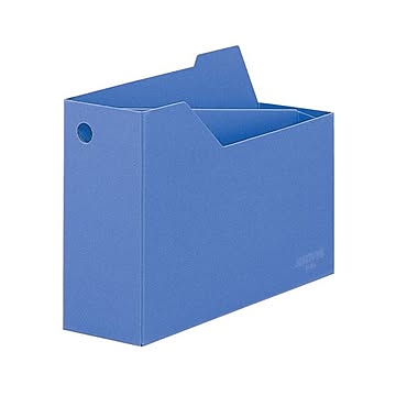 コクヨ ファイルボックス A4ヨコ背幅107mm 青 フ-455NB 1セット10冊