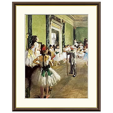 額絵 ダンスのレッスン エドガー・ドガ 61x49.5cm 三幸