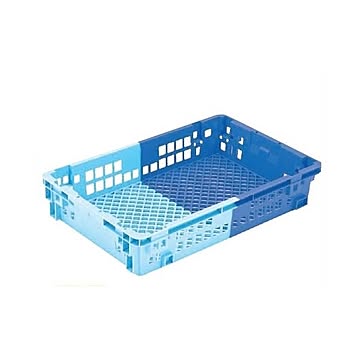 業務用食品用コンテナボックス NF-M35 ダークブルー PP材質
