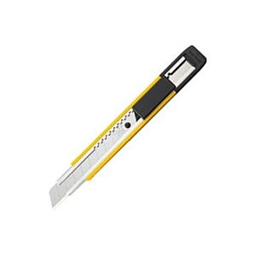 （まとめ）オルファ カッター 万能M厚型 203BSY イエロー【×10セット】