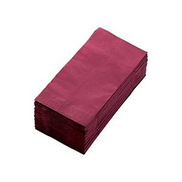(まとめ) カラーナプキン 2PLY 8つ折 ワインレッド 2PLU-28C-W 1パック(50枚) 【×10セット】
