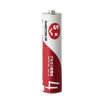 （まとめ） スマートバリュー アルカリ乾電池！） 単4×4本 N224J-4P×30セット