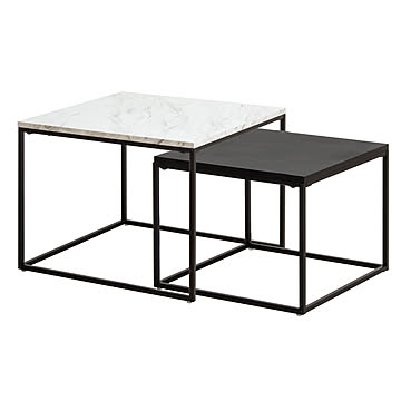 大理石調 ネストテーブル