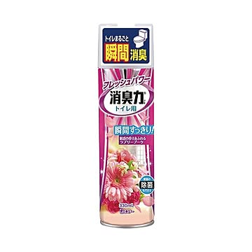 （まとめ） エステー トイレの消臭力スプレー ラブリーブーケ 330ml 1セット（3本） ×4セット