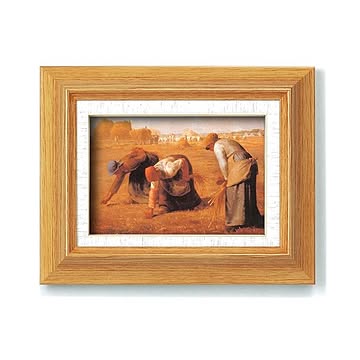 【世界の名画】 複製画 絵画額 ■ミレー名画額サム「落穂拾い」