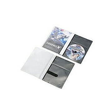 エレコム　CD/DVD用スリム収納ソフトケース　CCD-DPD30BK 管理No. 4953103884632