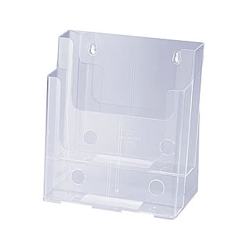（まとめ） セキセイ カタログスタンド A4 縦2段 外寸W235×H258×D125mm CSD-2772 1個 【×10セット】
