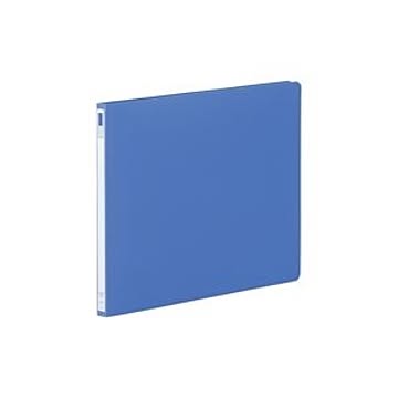 （まとめ）LIHITLAB スナッチファイル F-533 B4E 藍【×10セット】