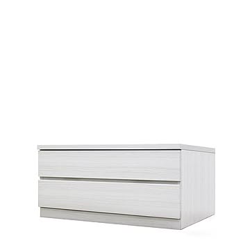 丸田木工 フィット 幅80 2段 奥行55 チェスト 完成品 日本製 大川家具