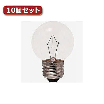 YAZAWA ベビーボール球 G50 E26 10W クリア10個セット G502610CX10 管理No. 4560352860494