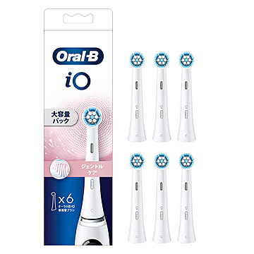 BRAUN オーラルB 替えブラシ ジェントルケア （6本入） ホワイト iORBSW-6EL