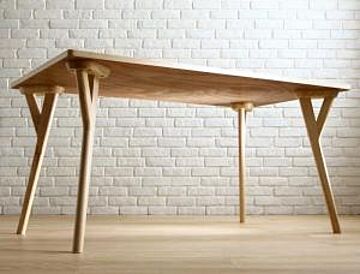 北欧スタイル Peony ダイニングテーブル W140 天然木 ナチュラル
