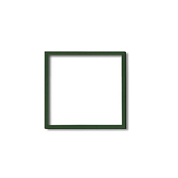 【角額】木製正方額・壁掛けひも■5767 200角(200×200mm)「グリーン」