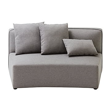 ソファ LS-465-F 幅1380x奥行860x高さ650mm 桜屋工業