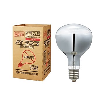 まとめ 岩崎電気 屋外投光用アイランプ 散光形300W形 E39口金 RF110V270WH 1個 ×10セット