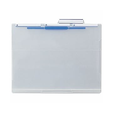 （まとめ）ライオン事務器 介護ホルダー A4中仕切り付 KH-3P 1冊 【×20セット】
