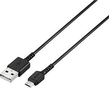 バッファロー（サプライ） USB2.0ケーブル（Type-A to microB） スリム 3.0m ブラック BSMPCMB130BK