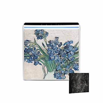 Rabbit Air ラビットエアー A3 Artist series 空気清浄機 アーティストシリーズ「アイリス」 SPA-1000NJI エアクリーナー 花粉 ウイルス ハウスダスト PM2.5