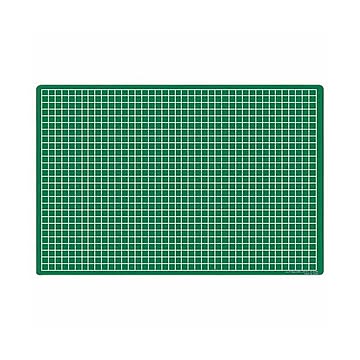 (まとめ) ライオン事務器 カッティングマット再生オレフィン製 両面使用 450×300×3mm グリーン CM-45S 1枚 【×10セット】
