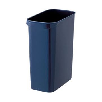 TANOSEE くず入れ 角型 8L ダークブルー 50セット