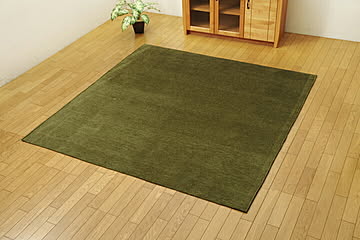 イケヒコ・コーポレーション モデルノ 洗える撥水ラグ グリーン 130×185cm