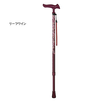 杖 ステッキ かるがも ファム2 伸縮 約66.5〜89.0cm フジホーム